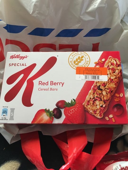 special k juicy red berry bars