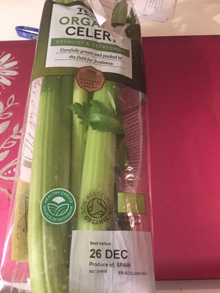 Tesco organic celery OLIO
