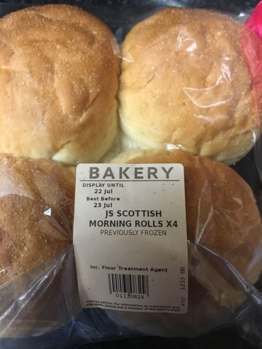 Scottish morning rolls OLIO