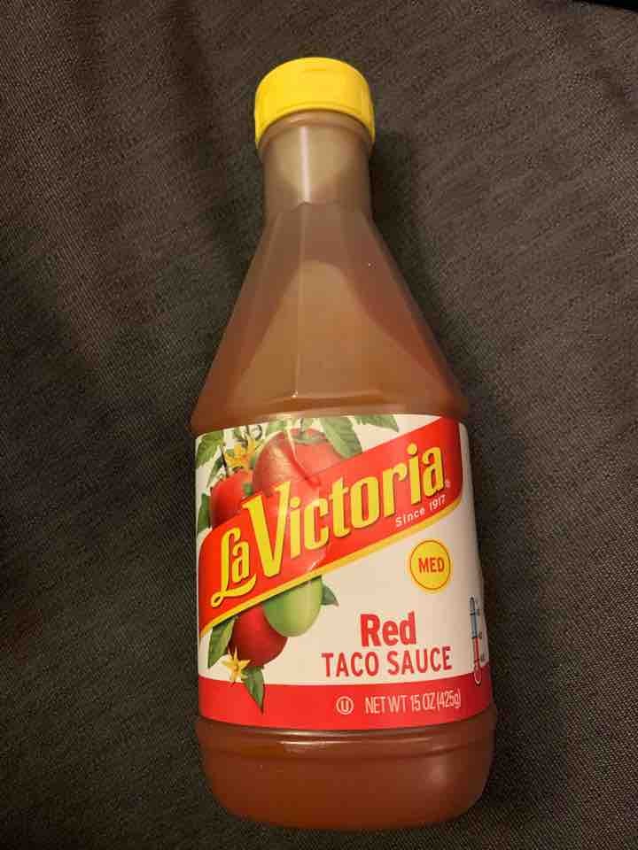 La Victoria Hot Red Taco Sauce OLIO
