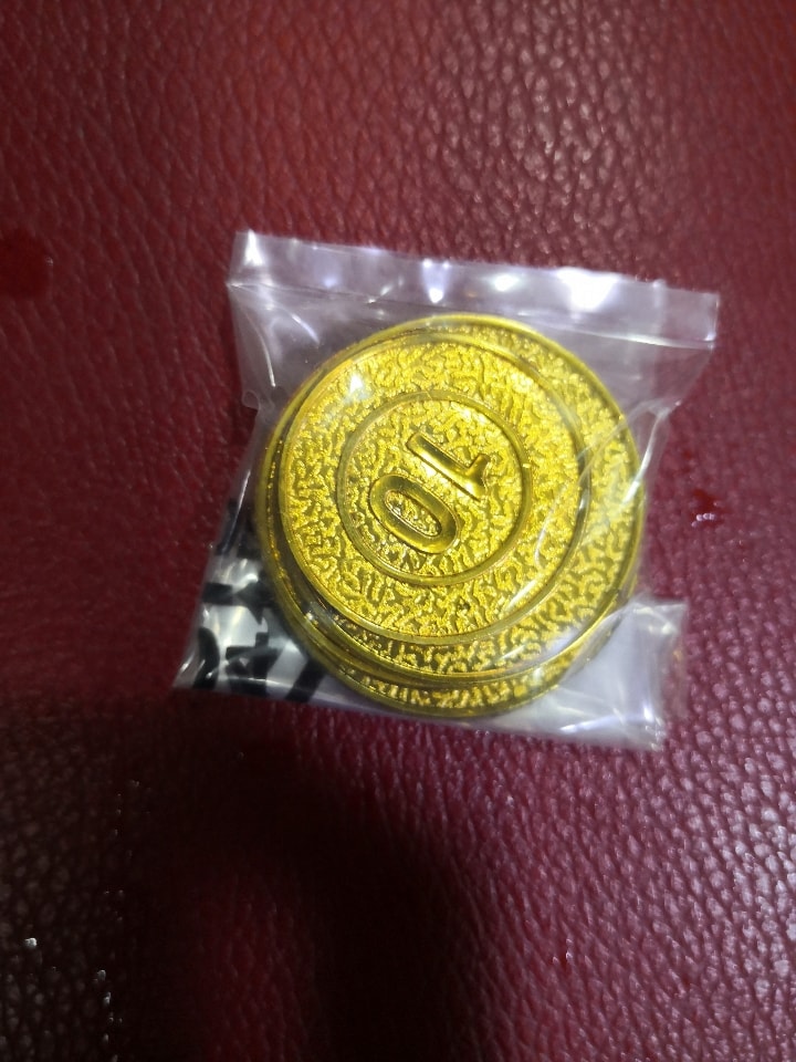 3 pieces of fake gold coins OLIO