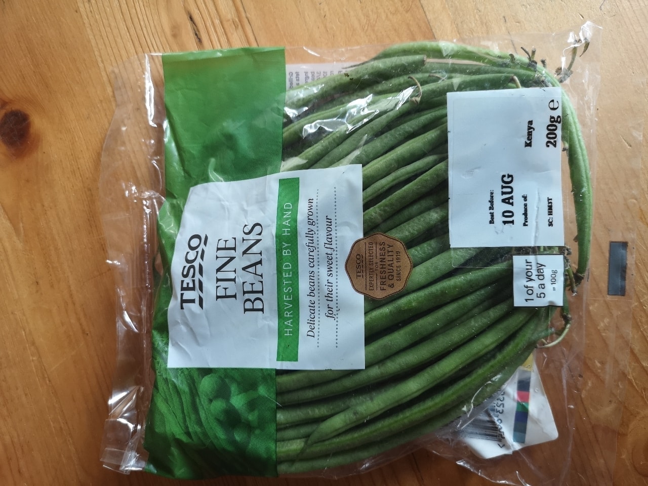 Tesco Fine Beans OLIO