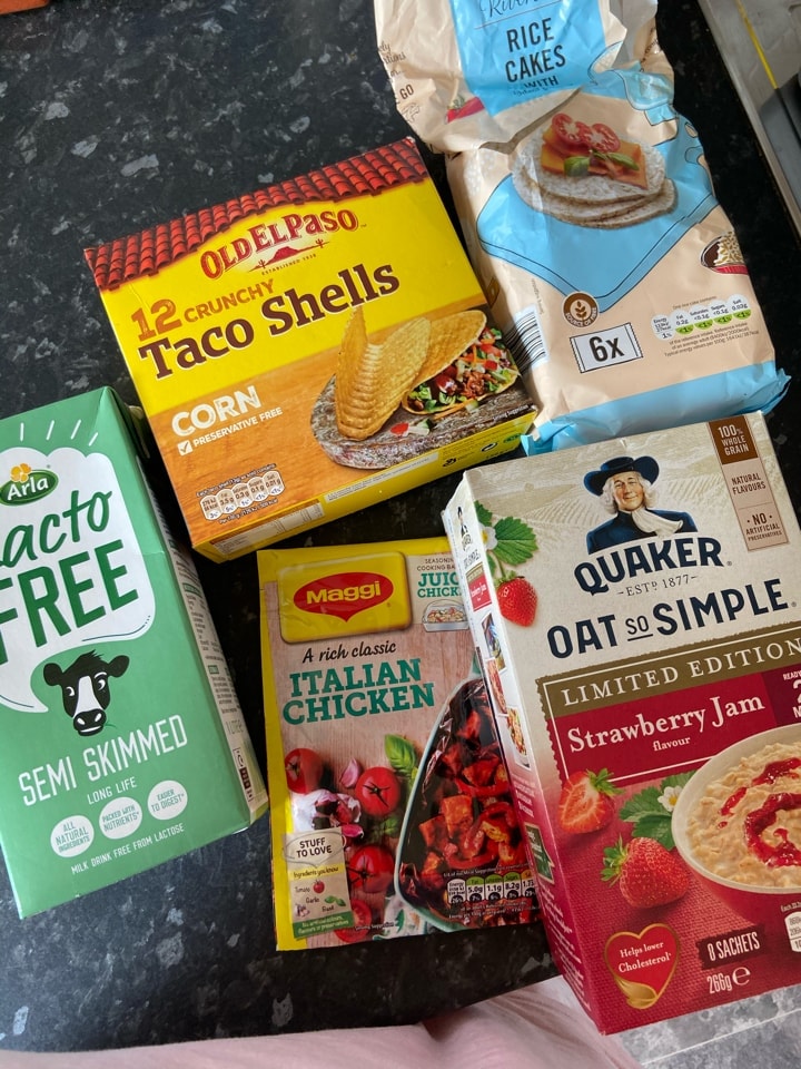 Bundle of indate and Best Before food. OLIO