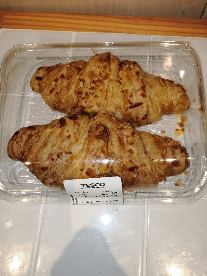 Tesco almond croissant OLIO