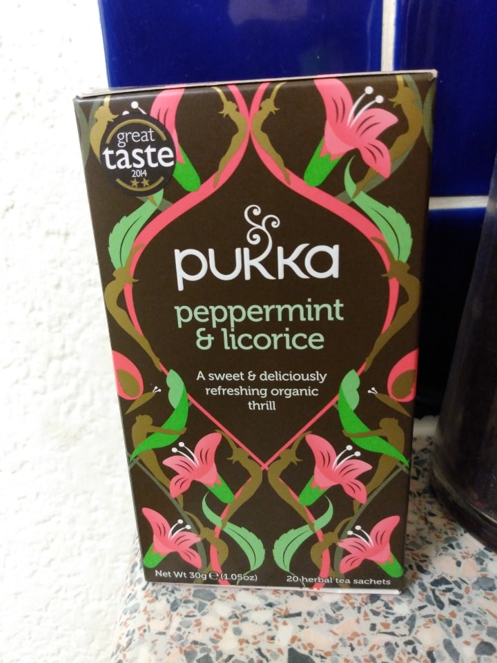 Organic Peppermint and Licorice tea ( 6 teabags) OLIO