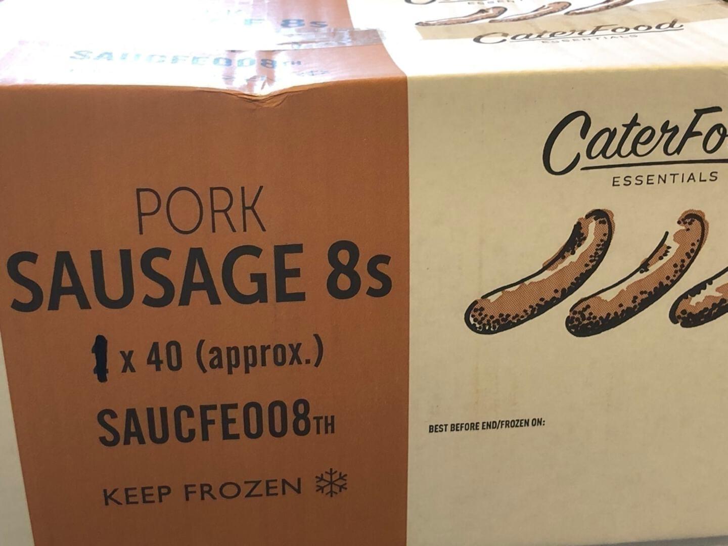 FROZEN Pork Sausages x40 OLIO