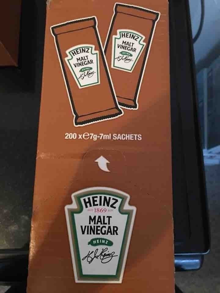 Malt vinegar sachets x50 - OLIO