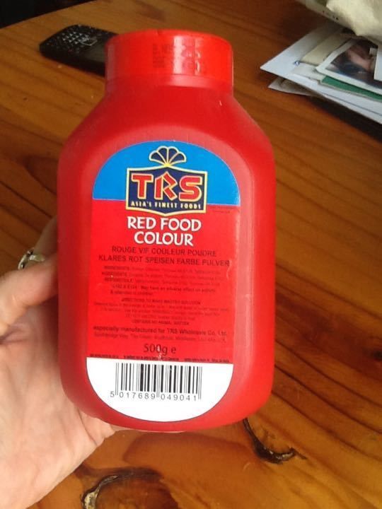 Big RED food colour powder 500g OLIO