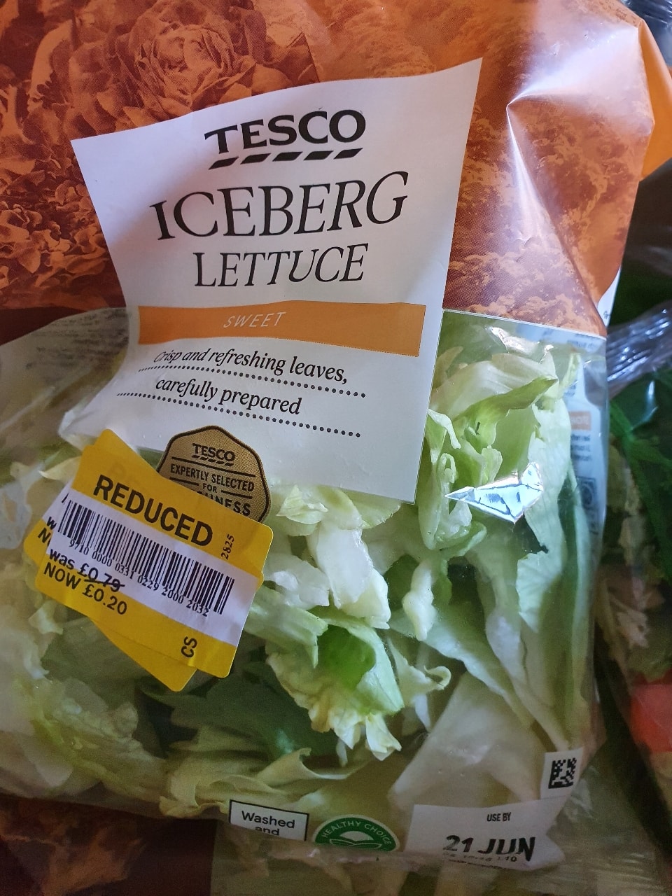 Tesco Iceberg Lettuce x 10 OLIO