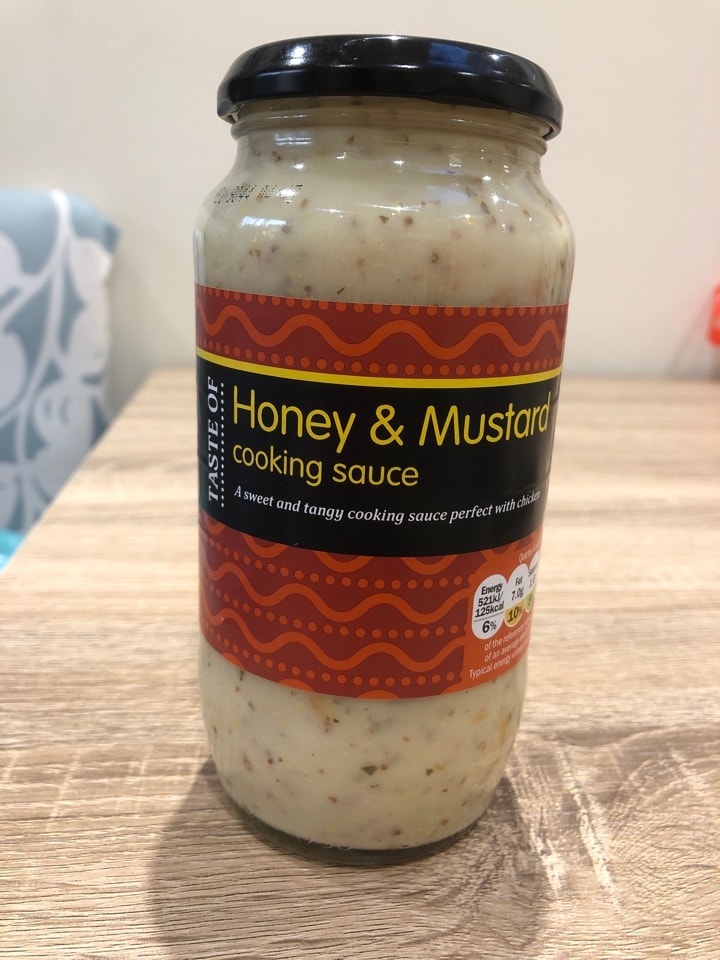 Lidl Honey & Mustard Cookibg Sauce OLIO