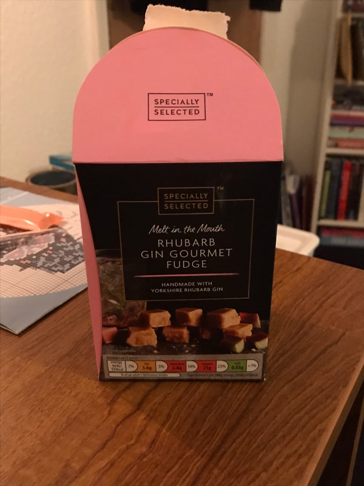 Rhubarb Gin Fudge