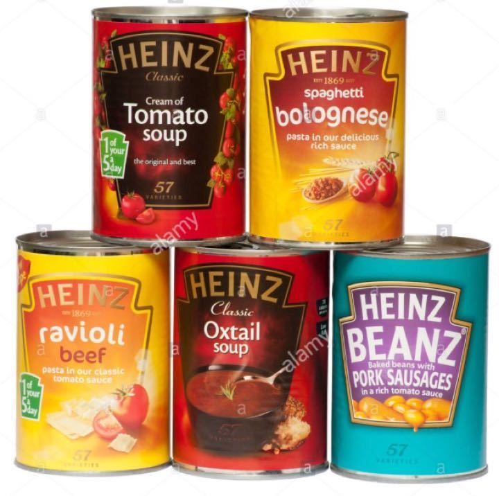 Random Selection of expired tinned food OLIO