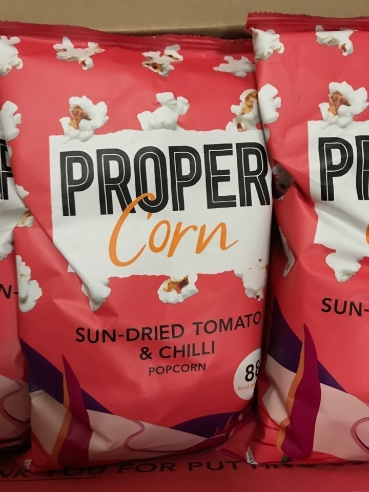 Proper Corn SunDried 🍅 & Chilli Popcorn OLIO