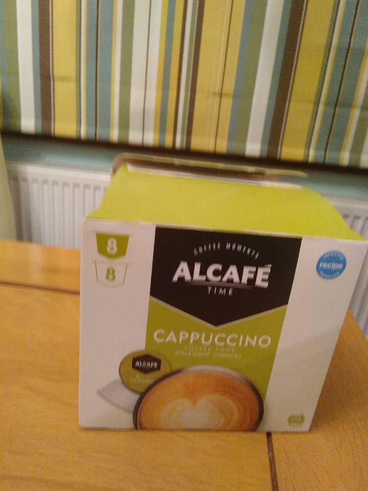 Aldi Cappucino coffee pods OLIO