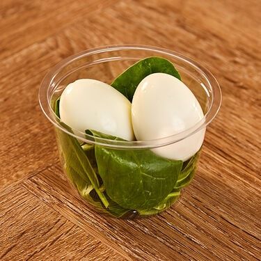 Pret A Manger Egg and Spinach Protein Pot OLIO