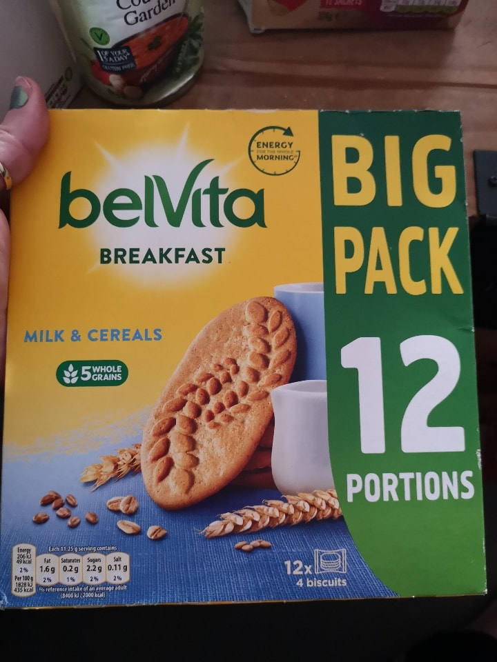 Belvita breakfast biscuits bb 31.08.2020 (12 pouches, each has 4