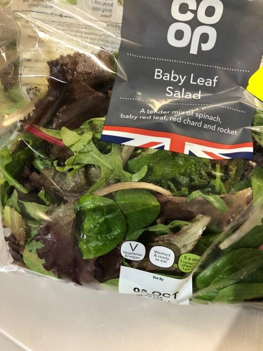 Baby leaf salad collection this evening OLIO