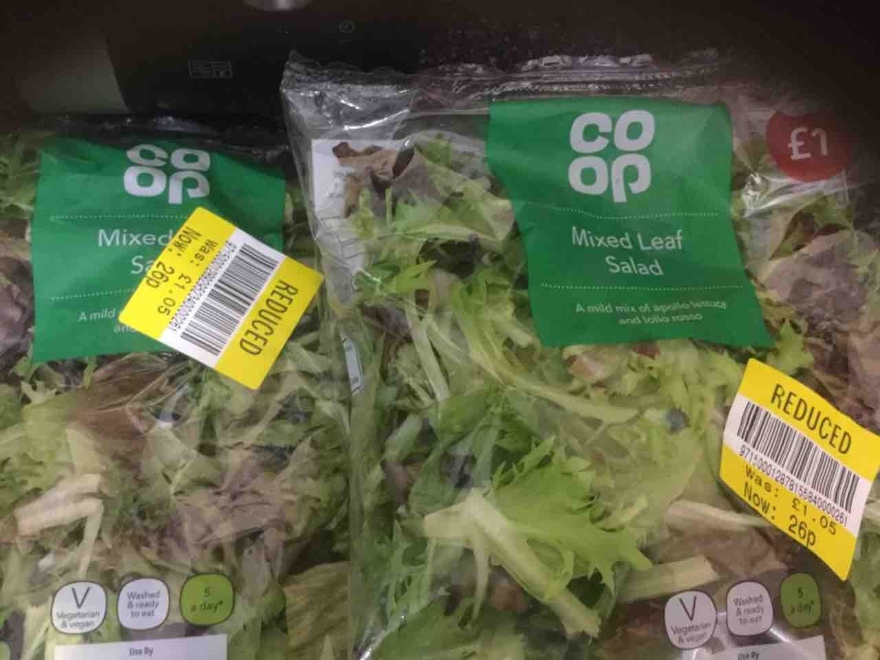 Mixed leaf salad OLIO